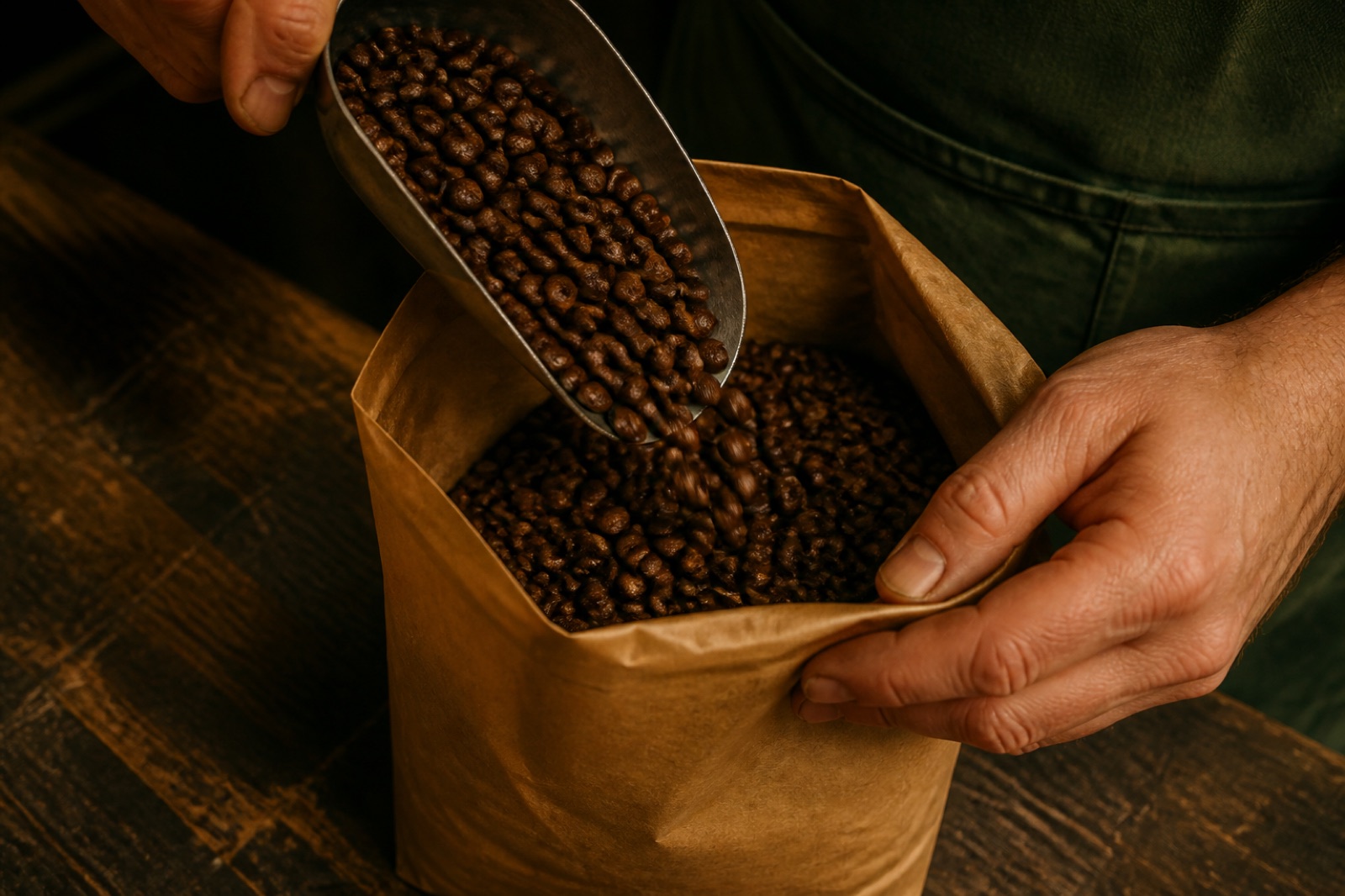 Pack: The bag is filled here, with origin and roast on the label. What you read is what we roasted.